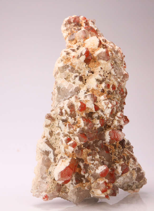 Red Hematite incl Quartz Cluster, Orange River Area, Northern Cape, South Africa
