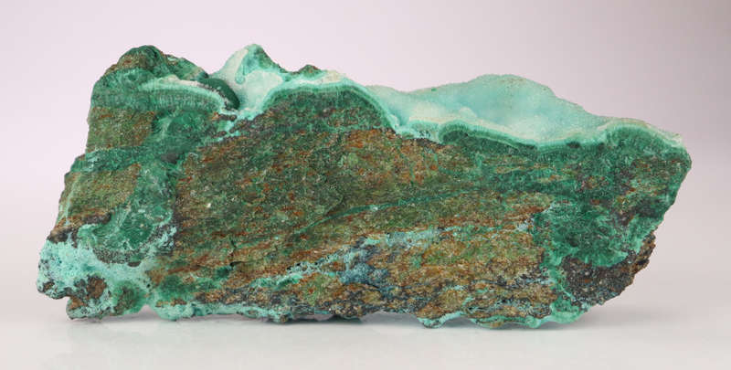 Quartz on Chrysocolla, Skorpion Mine, Karas Region, Namibia