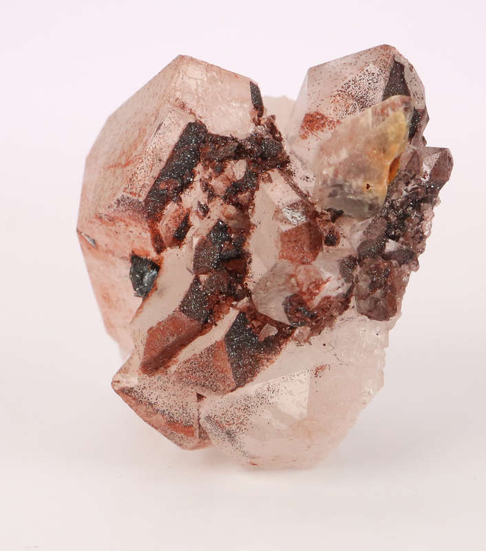 Hematite on Quartz Cluster, Artonvilla Mine, Musina, South Africa