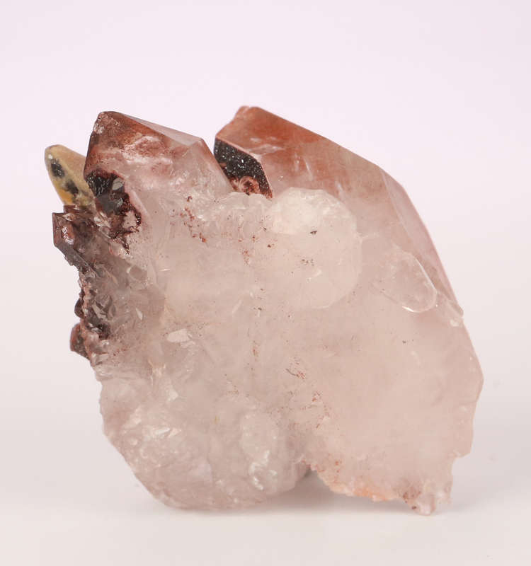 Hematite on Quartz Cluster, Artonvilla Mine, Musina, South Africa
