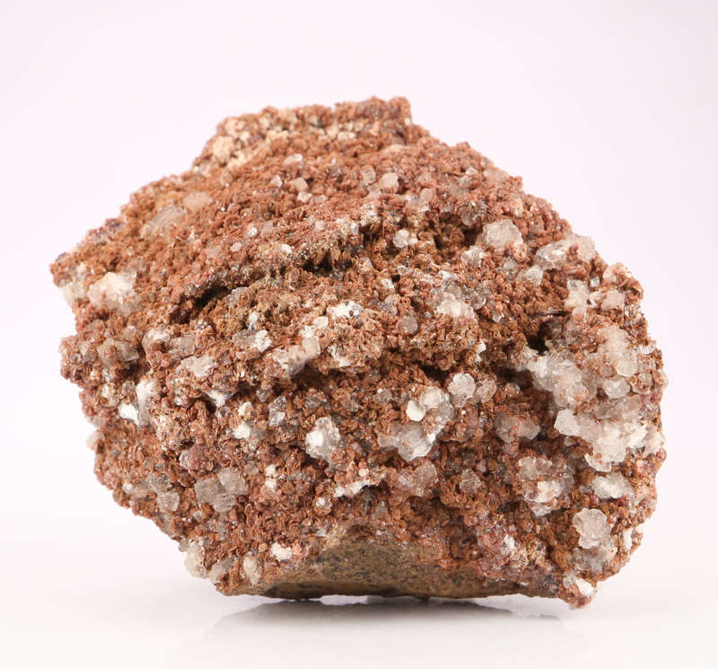 Calcite on Andradite Garnet, N`Chwaning II, Northern Cape, South Africa