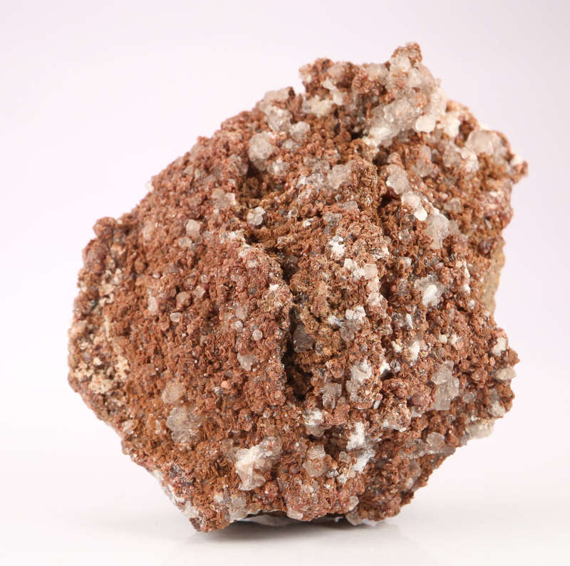 Calcite on Andradite Garnet, N`Chwaning II, Northern Cape, South Africa