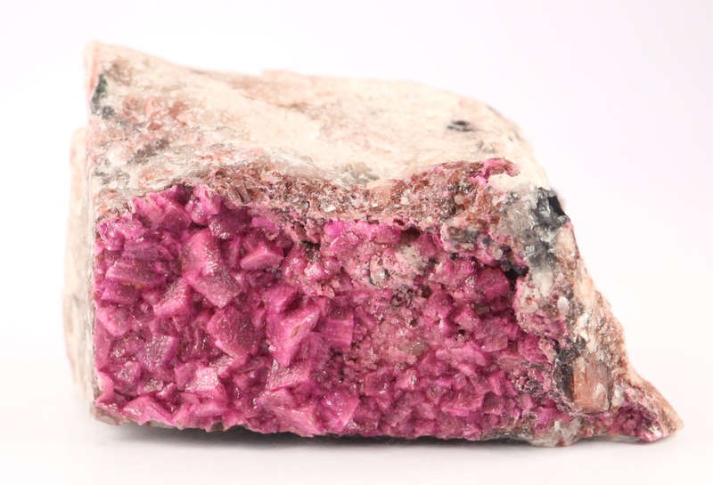 Cobaltoan Calcite on Matrix, Mashamba West Mine, DRC