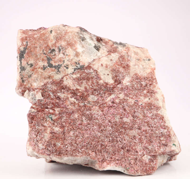 Malachite on Cobaltoan Calcite on Matrix, Mashamba West Mine, DRC