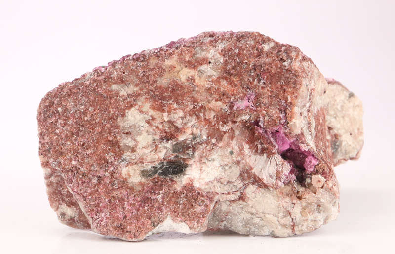 Malachite on Cobaltoan Calcite on Matrix, Mashamba West Mine, DRC