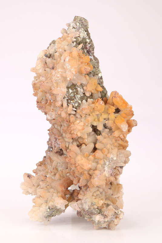 Calcite on Pyrite Cluster, N`Chwaning II, Northern Cape, South Africa