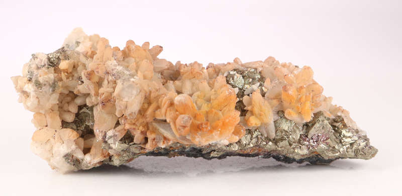 Calcite on Pyrite Cluster, N`Chwaning II, Northern Cape, South Africa