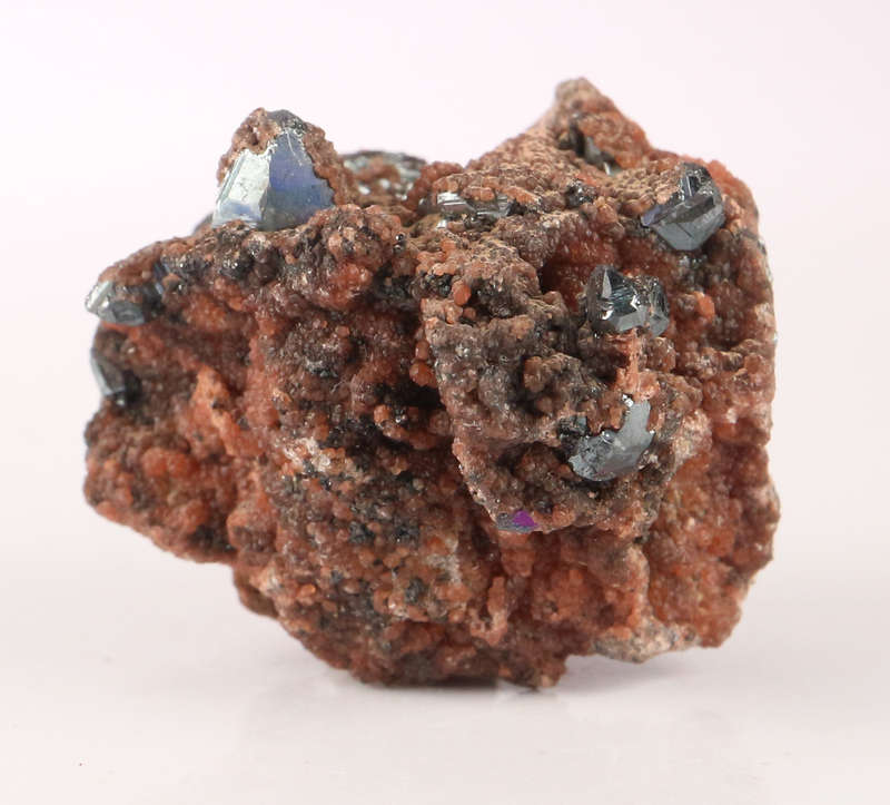 Andradite over Hematite on Matrix, N`Chwaning II, Northern Cape, South Africa