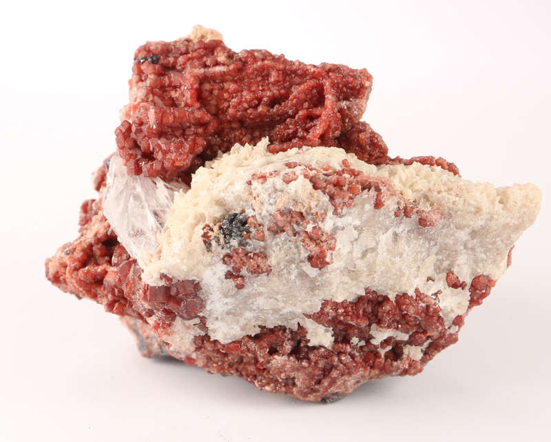 Andradite on Hematite, N`Chwaning II, Northern Cape, South Africa