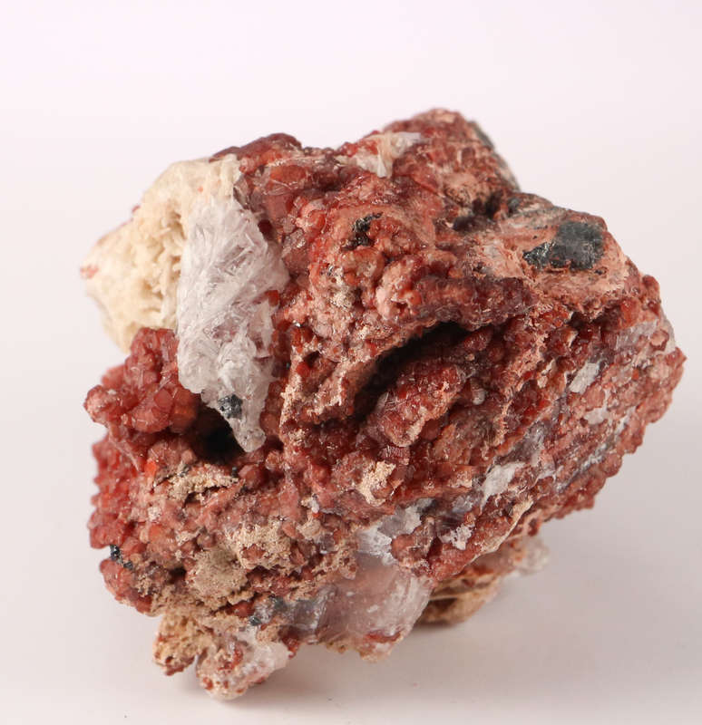 Andradite on Hematite, N`Chwaning II, Northern Cape, South Africa