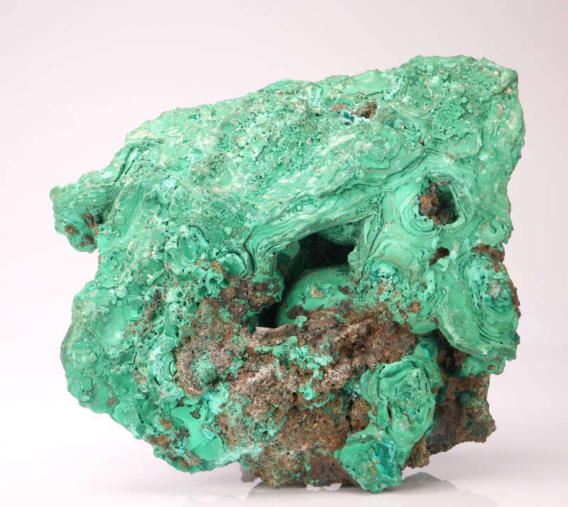 Botryoidal Malachite Cluster, Mashamba West Mine, DRC