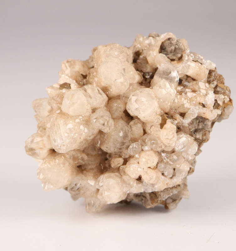 Calcite with Inclusions on matrix, N`Chwaning II, Northern Cape, South Africa