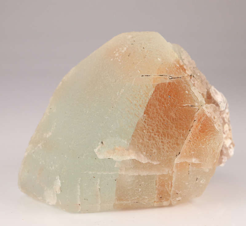 Fluorite on Quartz Crystal, Riemvasmaak, Northern Cape, South Africa