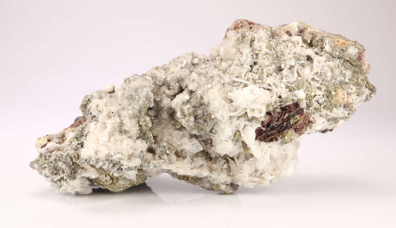 Pyrite and Baryte on Matrix, N`Chwaning II, Northern Cape, South Africa