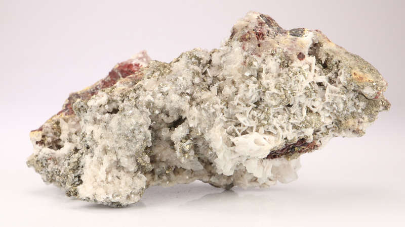 Pyrite and Baryte on Matrix, N`Chwaning II, Northern Cape, South Africa