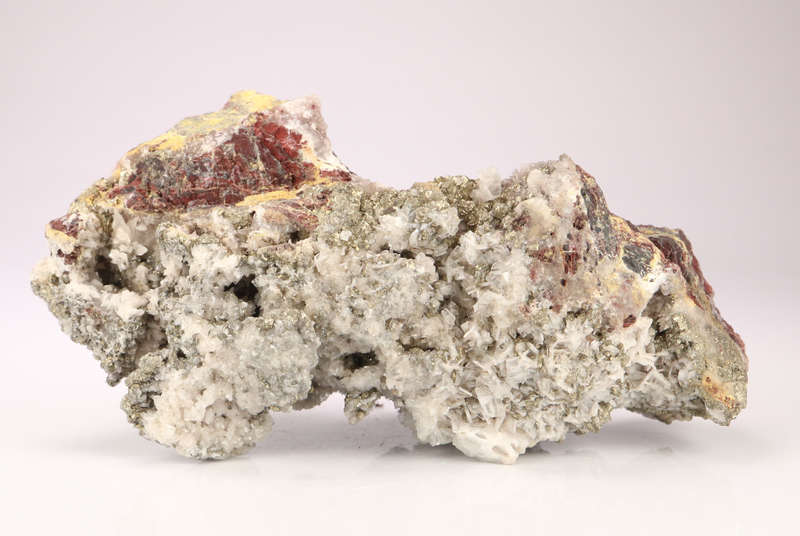 Pyrite and Baryte on Matrix, N`Chwaning II, Northern Cape, South Africa