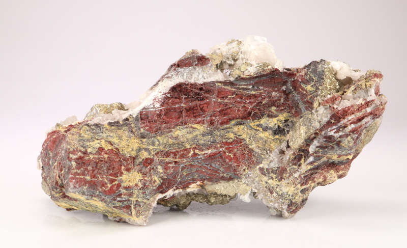 Pyrite and Baryte on Matrix, N`Chwaning II, Northern Cape, South Africa