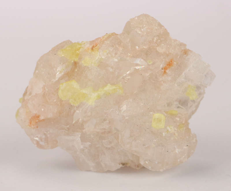 Ettringite on Calcite, N`Chwaning II, Northern Cape, South Africa
