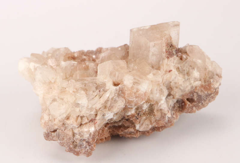 Hydroxyapophyllite on Matrix, N`Chwaning II, Northern Cape, South Africa