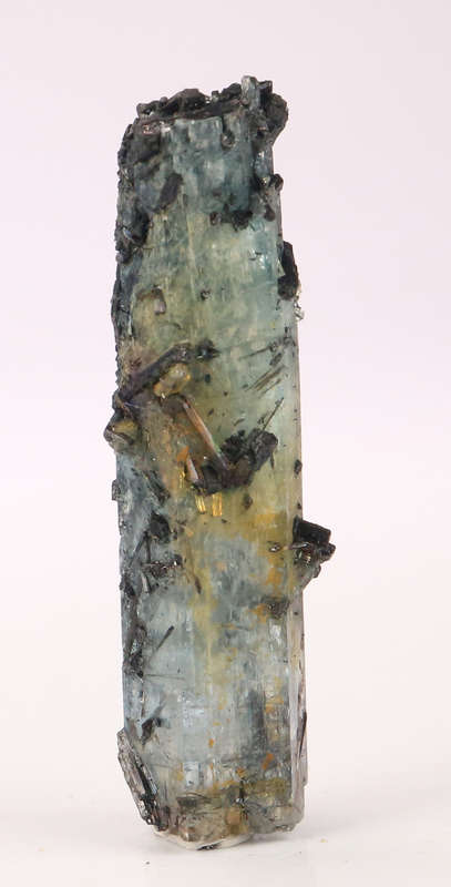 Tourmaline on Aquamarine, Erongo Mnt Region, Namibia