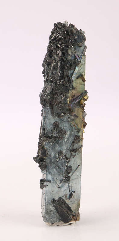 Tourmaline on Aquamarine, Erongo Mnt Region, Namibia