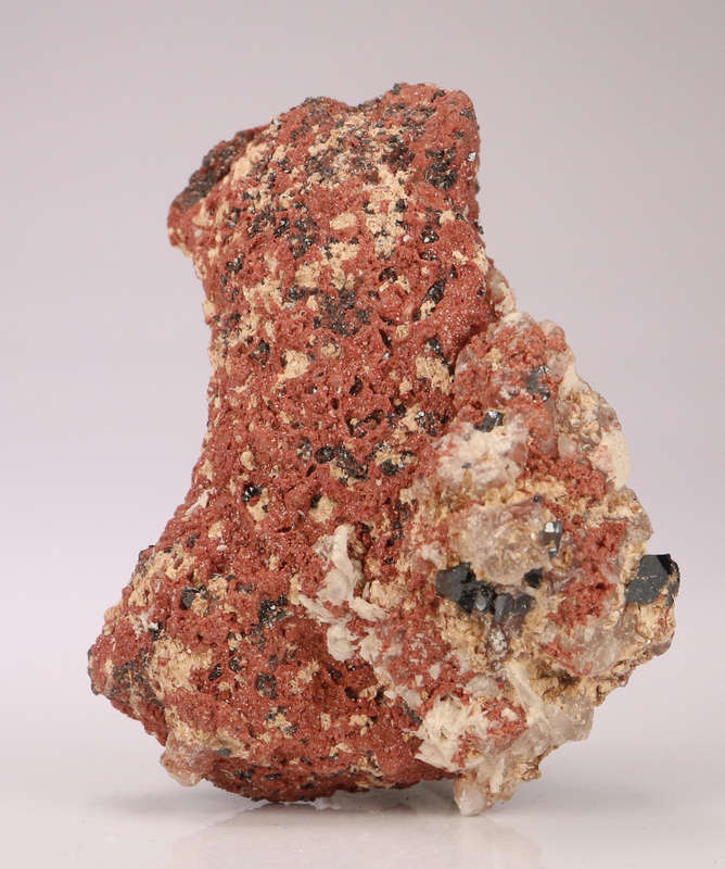 Andradite and Hematite Cluster, N`Chwaning II, Northern Cape, South Africa