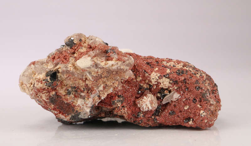 Andradite and Hematite Cluster, N`Chwaning II, Northern Cape, South Africa