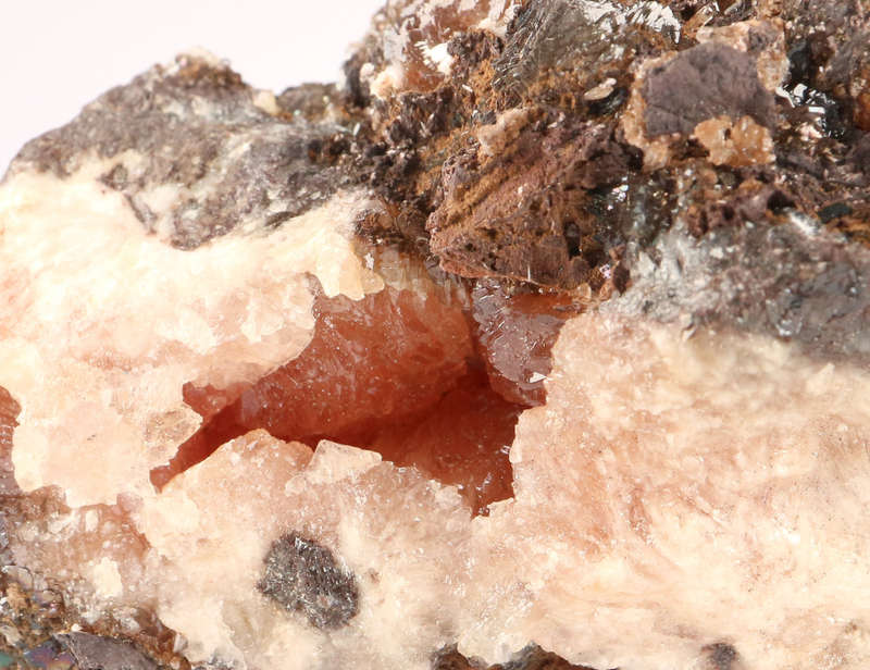 Olmiite on Matrix, N`Chwaning II, Northern Cape, South Africa