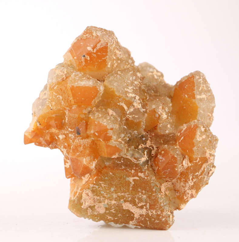 Quartz on Fluorite on Quartz, Riemvasmaak, Northern Cape, South Africa