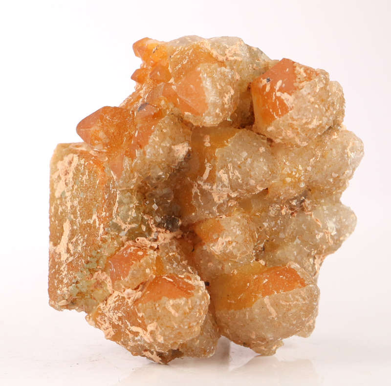 Quartz on Fluorite on Quartz, Riemvasmaak, Northern Cape, South Africa