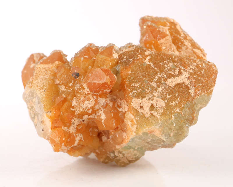 Quartz on Fluorite on Quartz, Riemvasmaak, Northern Cape, South Africa