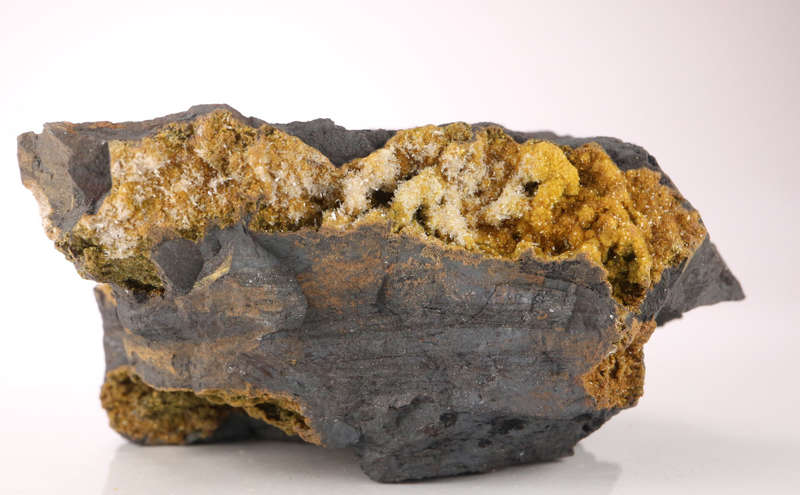 Sturmanite and Manganite on Matrix, N`Chwaning II, Northern Cape, South Africa