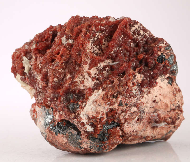 Andradite Garnets on Hematite, N`Chwaning II, Northern Cape, South Africa