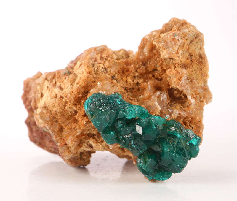 Dioptase on Matrix, Kimbedi, Mindouli, Brazzaville, Congo