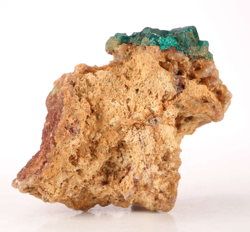 Dioptase on Matrix, Kimbedi, Mindouli, Brazzaville, Congo