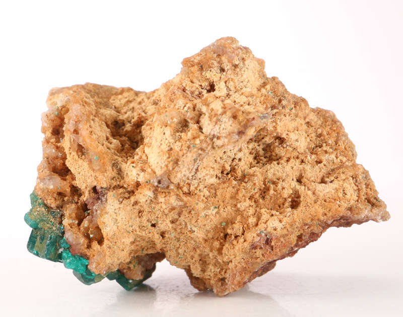 Dioptase on Matrix, Kimbedi, Mindouli, Brazzaville, Congo