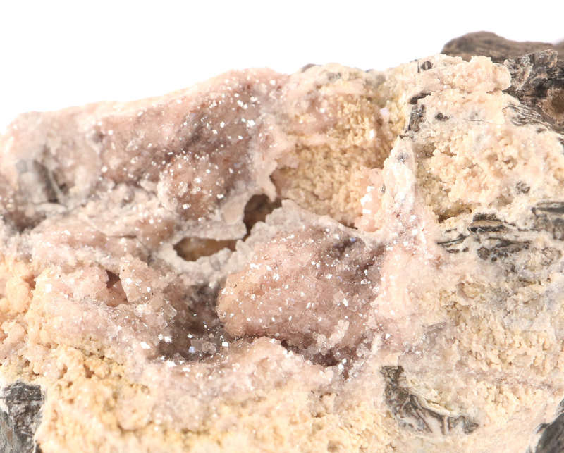 Groutite on Rhodochrosite, N`Chwaning II, Northern Cape, South Africa