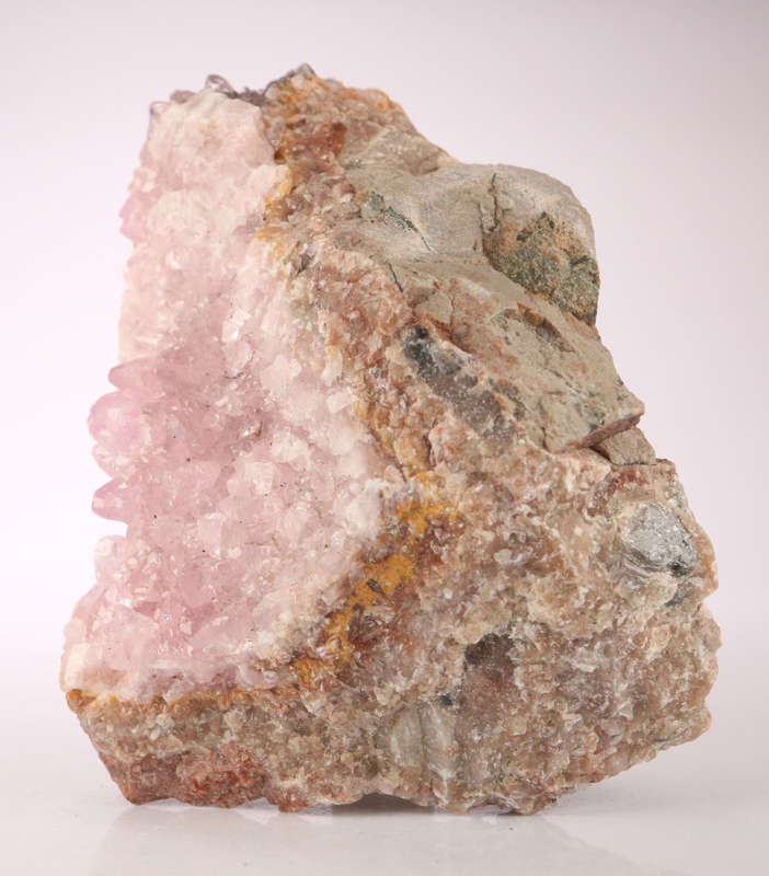 Cobaltoan Calcite on Matrix, Mashamba West Mine, DRC