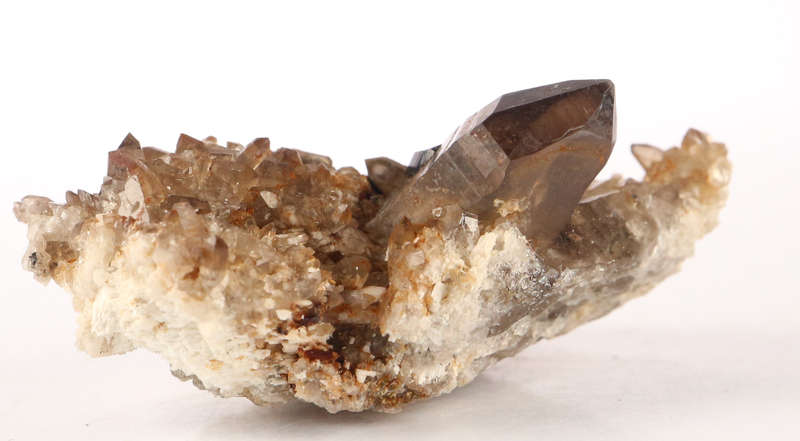 Smoky Quartz on Matrix, Zomba Mnt, Malawi