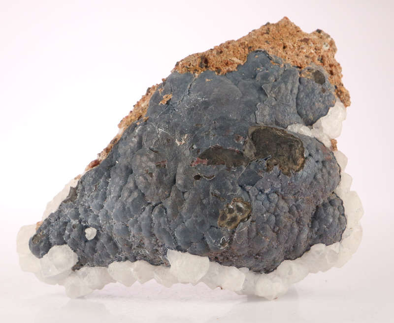Calcite on Goethite, Attis Mine, Northern Cape, South Africa