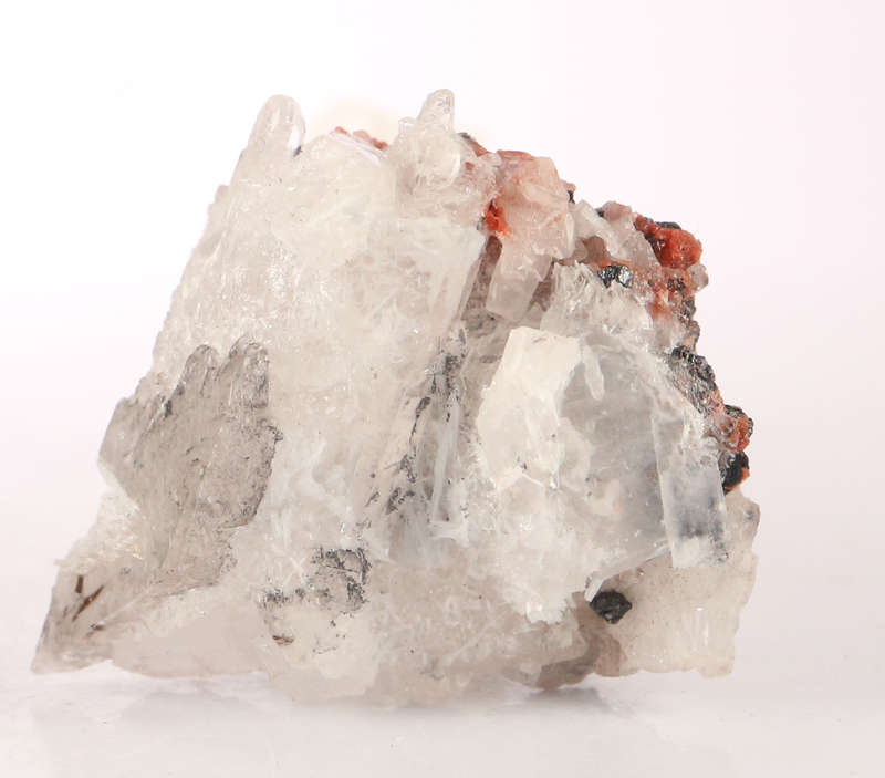 Hematite, Andradite on Calcite, N`Chwaning II, Northern Cape, South Africa