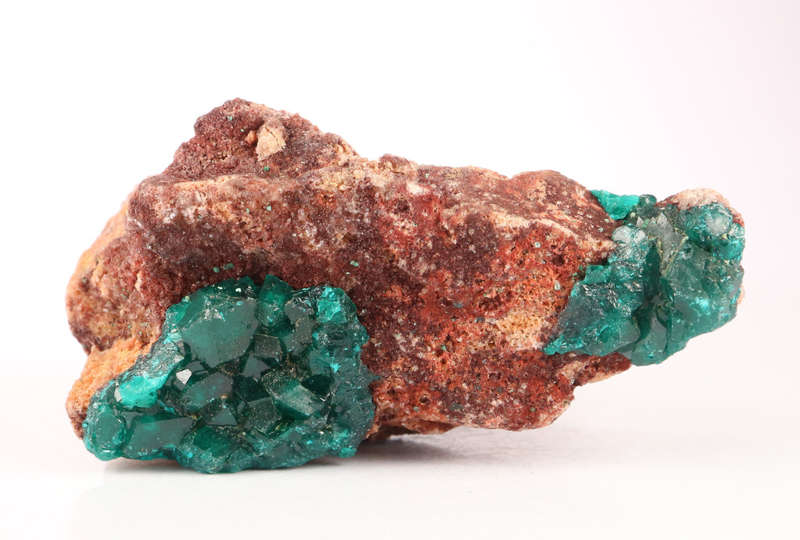 Dioptase on Matrix, Kimbedi, Mindouli, Brazzaville, Congo
