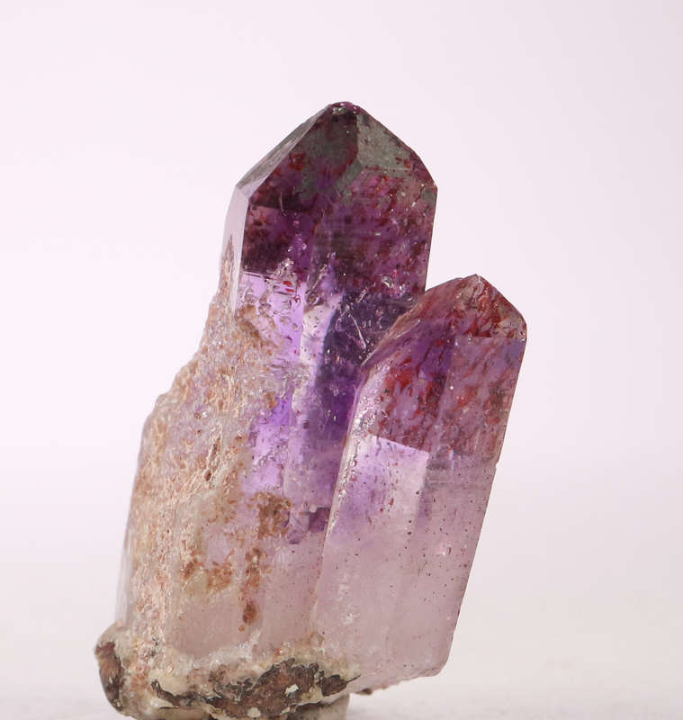 Amethyst Red Hematite in Quartz, Gobobosebberge Mnt, Namibia