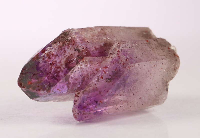 Amethyst Red Hematite in Quartz, Gobobosebberge Mnt, Namibia