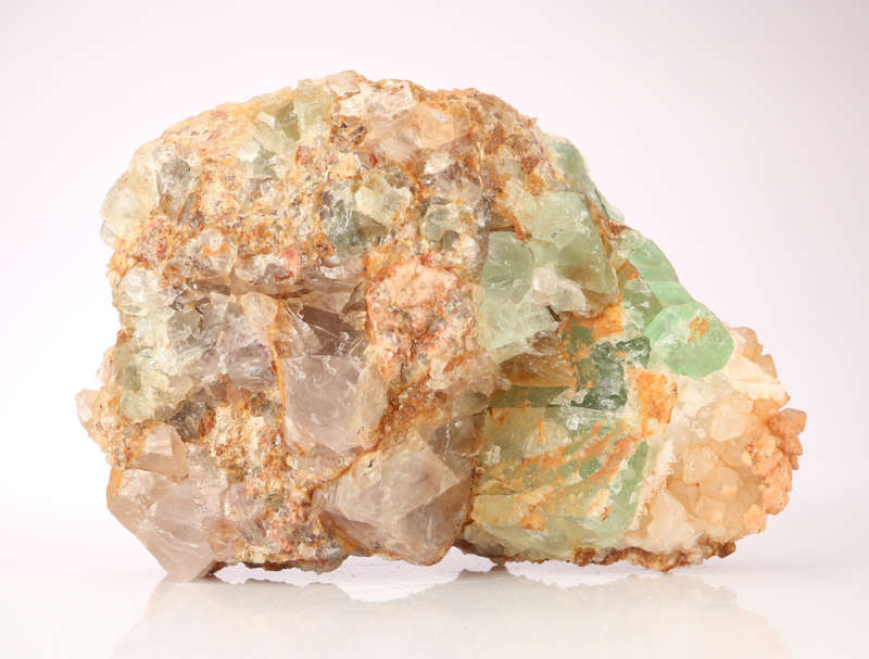 Quartz over Fluorite, Riemvasmaak, Northern Cape, South Africa