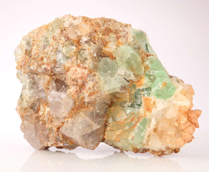 Quartz over Fluorite, Riemvasmaak, Northern Cape, South Africa