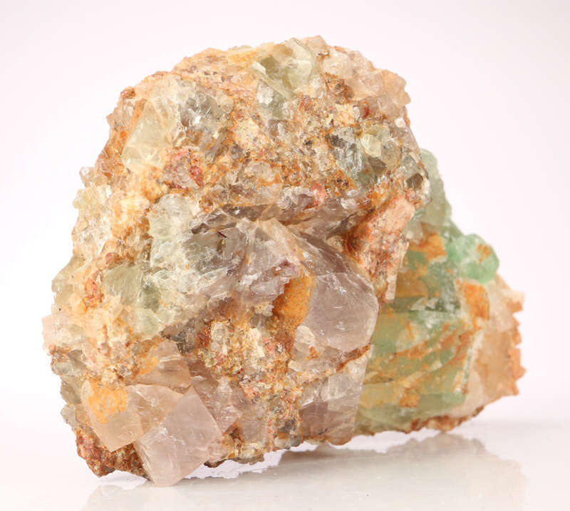 Quartz over Fluorite, Riemvasmaak, Northern Cape, South Africa