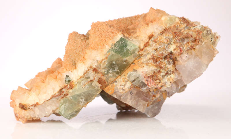Quartz over Fluorite, Riemvasmaak, Northern Cape, South Africa