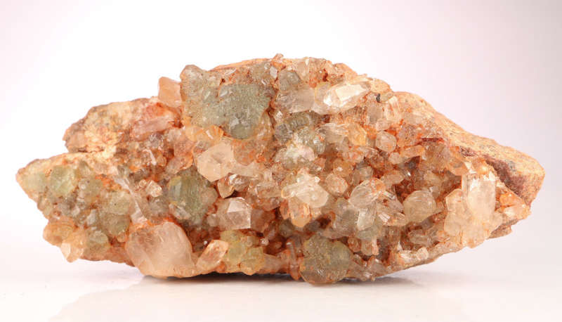 Fluorite on Quartz on Matrix, Riemvasmaak, Northern Cape, South Africa