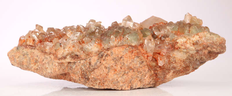 Fluorite on Quartz on Matrix, Riemvasmaak, Northern Cape, South Africa